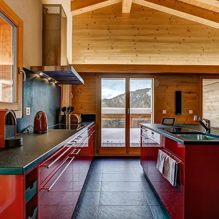 Flocon De Neige - Jacuzzi - Sauna Chalet La Tzoumaz