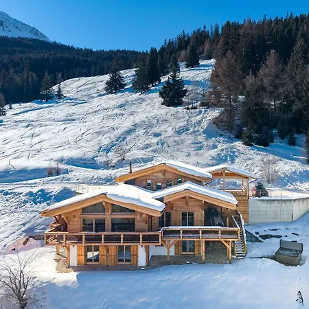 Flocon De Neige - Jacuzzi - Sauna Domek alpejski La Tzoumaz