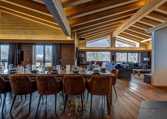 Chalet Flocon De Neige - Jacuzzi - Sauna La Tzoumaz