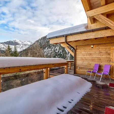 Flocon De Neige - Jacuzzi - Sauna Dağ evi La Tzoumaz