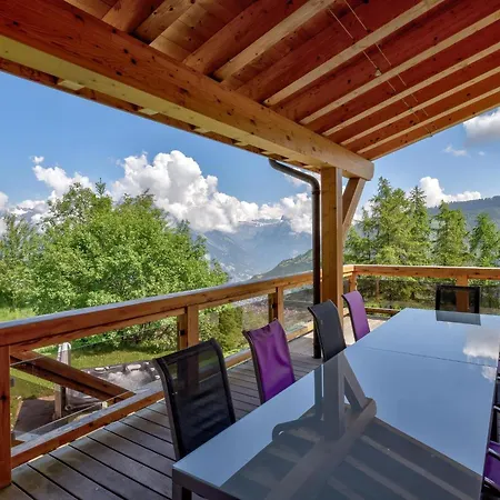 Flocon De Neige - Jacuzzi - Sauna Dağ evi La Tzoumaz