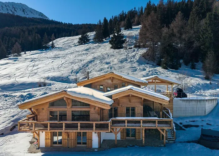 Σαλέ Flocon De Neige - Jacuzzi - Sauna La Tzoumaz